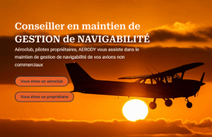 page d'accueil du site vitrine aerody